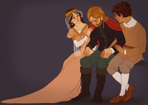 woozapooza:perplexingly:King Arthur and his beloved ones discussing betrayalsThe expressions on all 