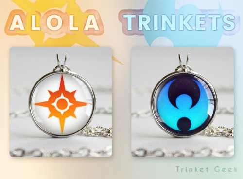 trinketgeek:☀️ SUN AND MOON EMBLEMS! Here are some emblem trinkets inspired by the amazing new games