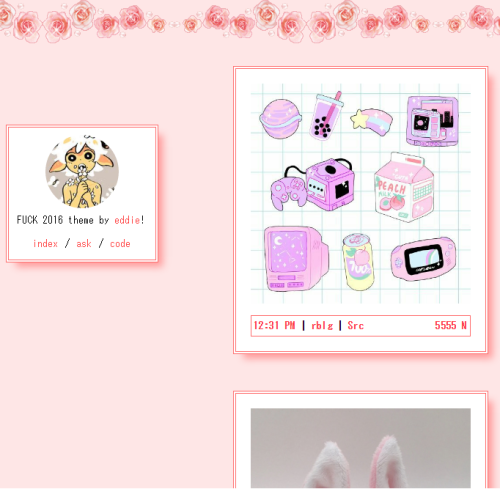 gayfreddy:  FUCK 2016 THEME  by me code | live preview | i’m using this theme! featu