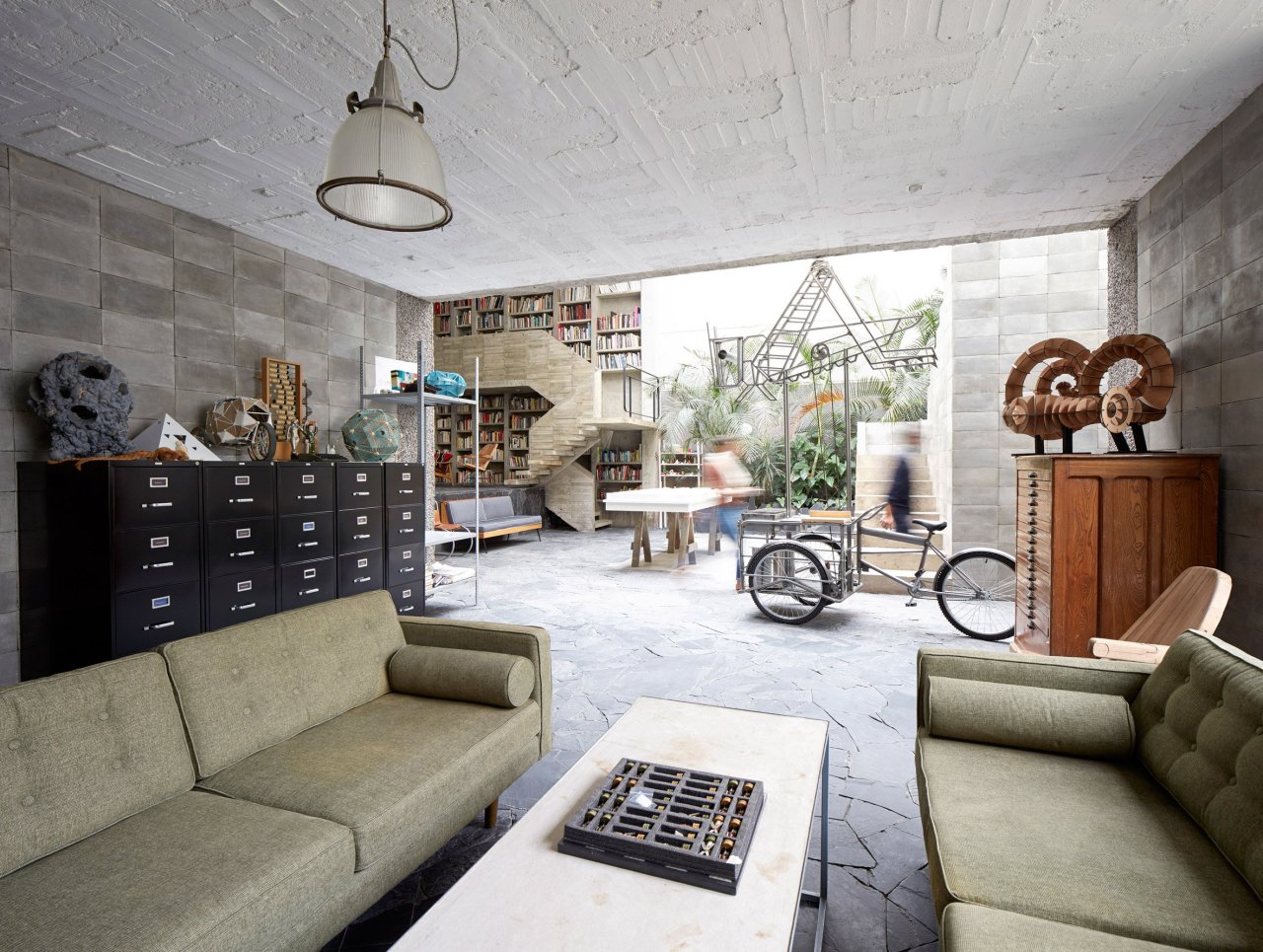 thekhooll:  The Home and Studio of Artists Pedros Reyes and Carla Fernandez in México
