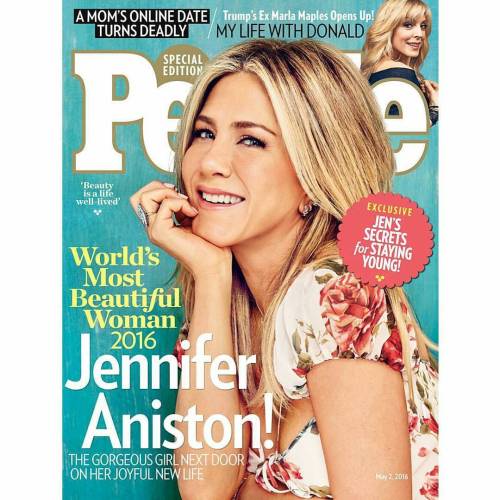 PEOPLE&rsquo;s World&rsquo;s #MostBeautiful 2016 × #JenniferAniston!