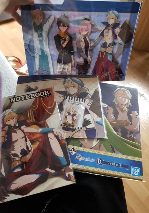 So my bday is coming up and my Japanese friend got me these from the FGO store that had opened. BEST