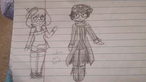 isoprene-daydreams:
“ some doodles from last semester’s notebook!!! [1/3]
”