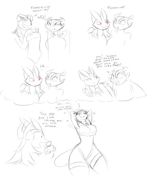 averyshadydolphin:Some doodles from the stream.By the way, Yaojou can mind control people.  Bet you 