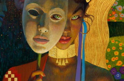 paintingses:  Intimacy (and detail) by Thomas Blackshear 