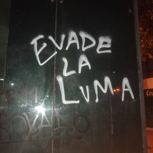Just some of the revolutionary graffiti seen in Santiago on October 28, 2019