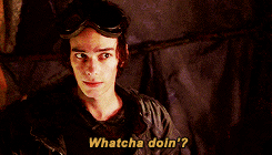 samuelwinchesters:The 100 AU - When mechanic Raven Reyes builds an armored suit after a life-threate