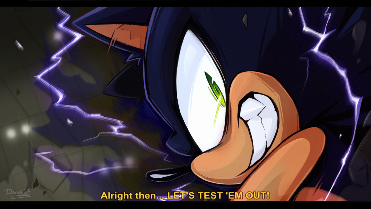 Redraw Dark Sonic, Fanart