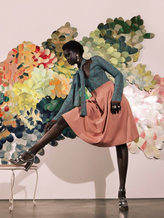 superselected:  Editorials. Akuol. Glamour South Africa. Images by Travys Owen. 