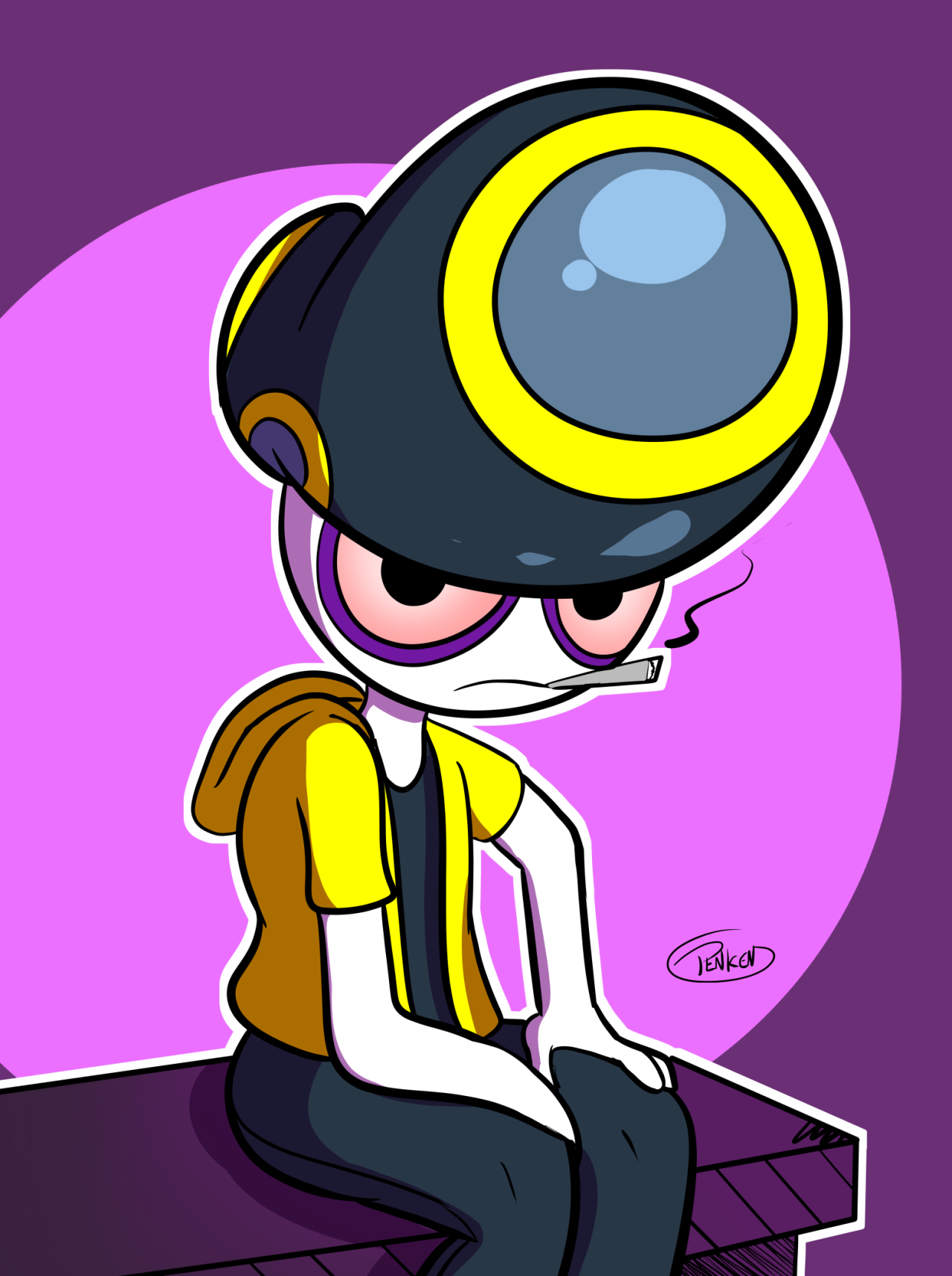 penkenarts:Drew a thing for Rebel Taxi! @pan-pizza