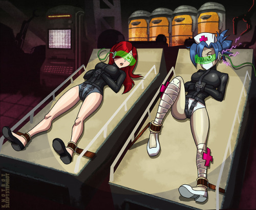 Another commission! This time it’s Valentine and Parasoul from Skullgirls for a DA user. bzt bzt~