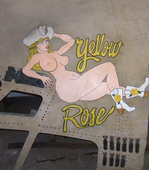 nakedfloridaboater:I love the World War Two nude nose art on bombers!!!!