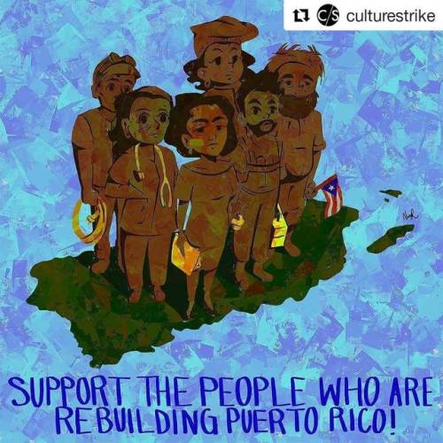 #Repost @culturestrike (@get_repost)・・・Puerto Rico and the Virgin Islands were devastated by Hurrica