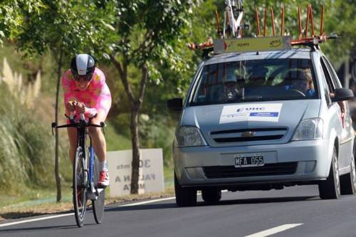 womenscycling: Alison Powers, racing to keep her GC lead via Tour femenino etapa 4 crono - Agencia 