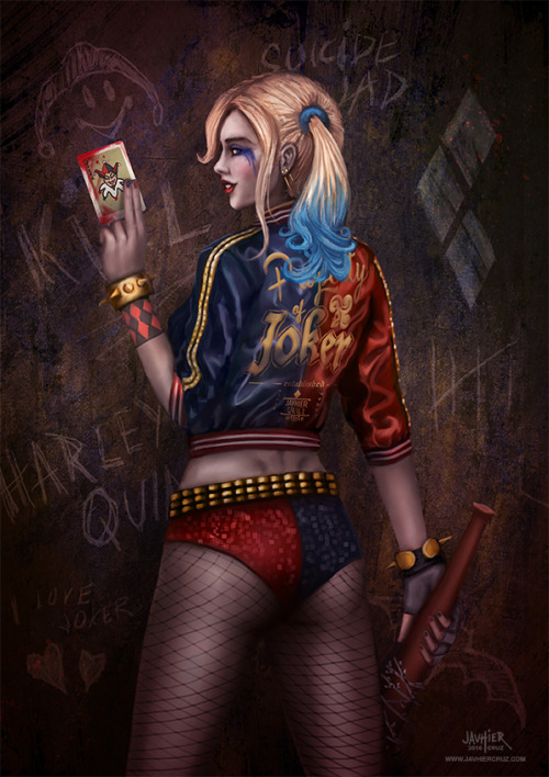 Fanart Harley Quinn Art by Francisco Javier Cruz Domínguez (Javhier Cruz) facebook.com/javhie