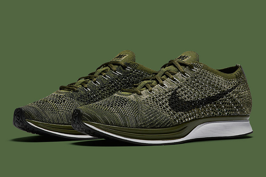 crispculture:  Nike Flyknit Racer ‘Rough Green’ | 12.09 | Nike.com