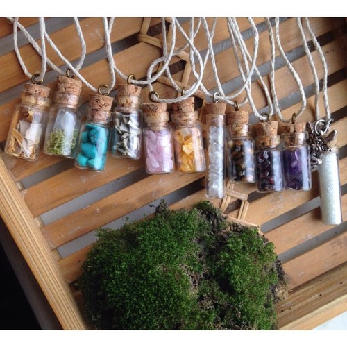 mossyelf:Listing these to the shop momentarily. All vial necklaces are ONLY $5.50-$5.75!!!! Depop:mo
