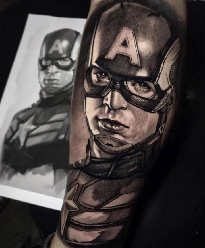 93 Marvel Tattoos To Bring Out Your Inner Superhero | Bored Panda