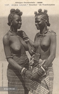 Via Yooniq Imagesmali, Africa - Two Young Women From Timbuktu