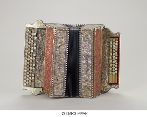 Enrico Sabatini, chromatic accordion, 1930. Belgium. 2 | Scandalli, 1930. Italy. 3 | Camille Parys, 