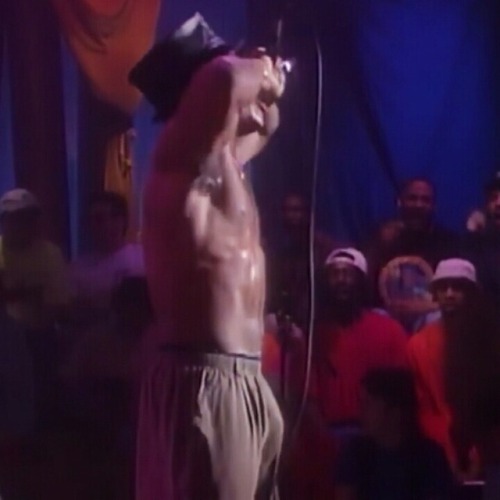 adjustmer:LL Cool J MTV Unplugged - iconic bulge. I was shocked watching it on MTV.Tasty 