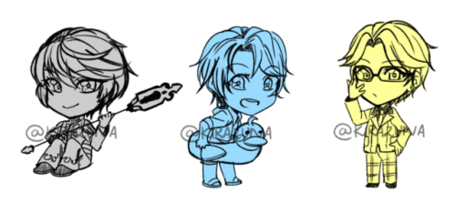 self indulgent chibi mikleos for a thing ‘v’