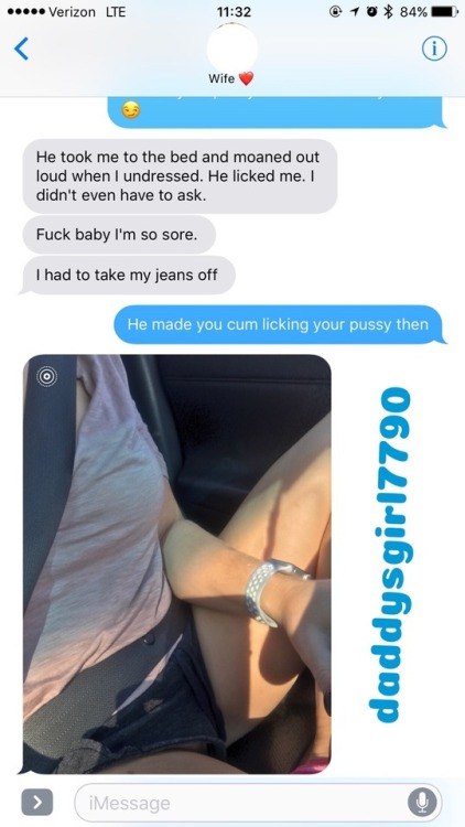 sluttytext: kinkycouple7790: @daddysgirl7790 night out after shopping 3/3 I think hubbys going to ha