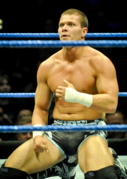 rwfan11:  Tyson Kidd  Sucks that he&rsquo;s wearing tights now&hellip;.I don&rsquo;t even know what&rsquo;s up with his hair either!