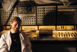 thesixthear:  Aphex Twin in front of his
