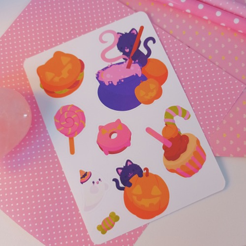 puffychi:SMALL SHOP UPDATE! I have added this adorable print and stickers to my etsy shop, I have al