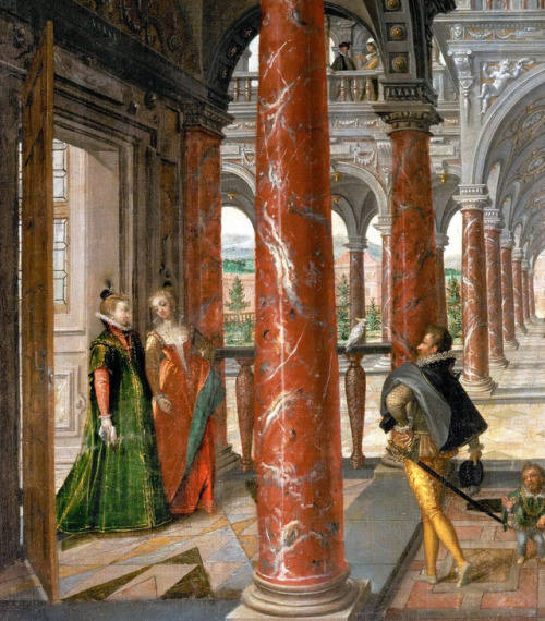 Hans Vredeman de Vries - Palace with Distinguished Visitors.