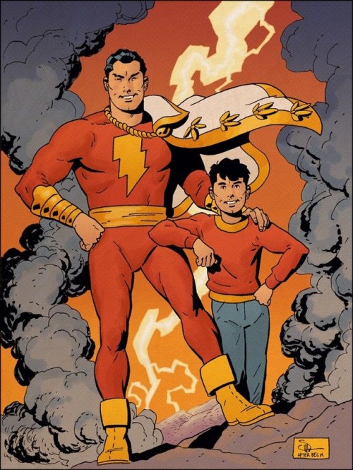 browsethestacks: Shazam! Art by… 1) C.C. Beck 2) Doc Shaner 3) Doc Shaner 4) Doc Shaner 5) A