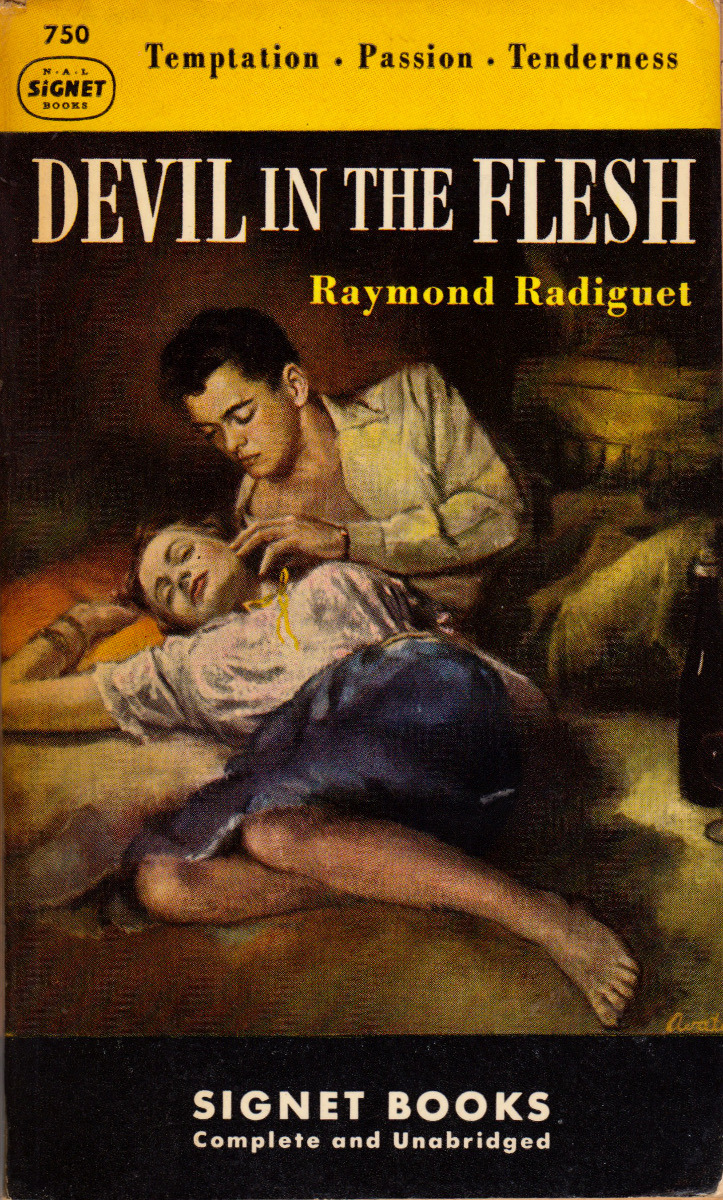 Devil In The Flesh, by Raymond Radiguet (Signet, 1949). From a second-hand book