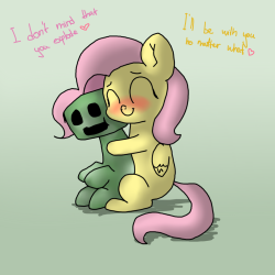 minecraft-applejack:  The Creeper Keeper  D'awww! &lt;333