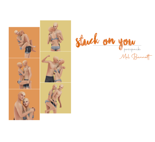 STUCK ON YOU POSEPACK (Patreon Early Access) Info:6 couple posesYou’ll need:Teleport modPoseplayer D