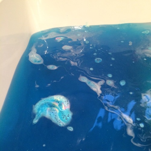 cndrblckgarden:  Think I got myself in trouble So I fill the bath with bubbles