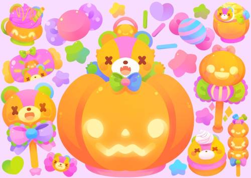 retrogamingblog2:Halloween Nintendo Sticker Sheets made by PuffyChi