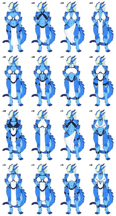 mrhide-patten:  Added 6 more options to choose from for Violets default outfit. So which is your favorite?  