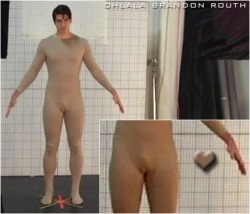 malestarsnaked:  Brandon Routh bulgeFull