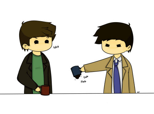 catmayhem:Cas making coffee for the first and last time. He is not allowed anywhere near the coffee 