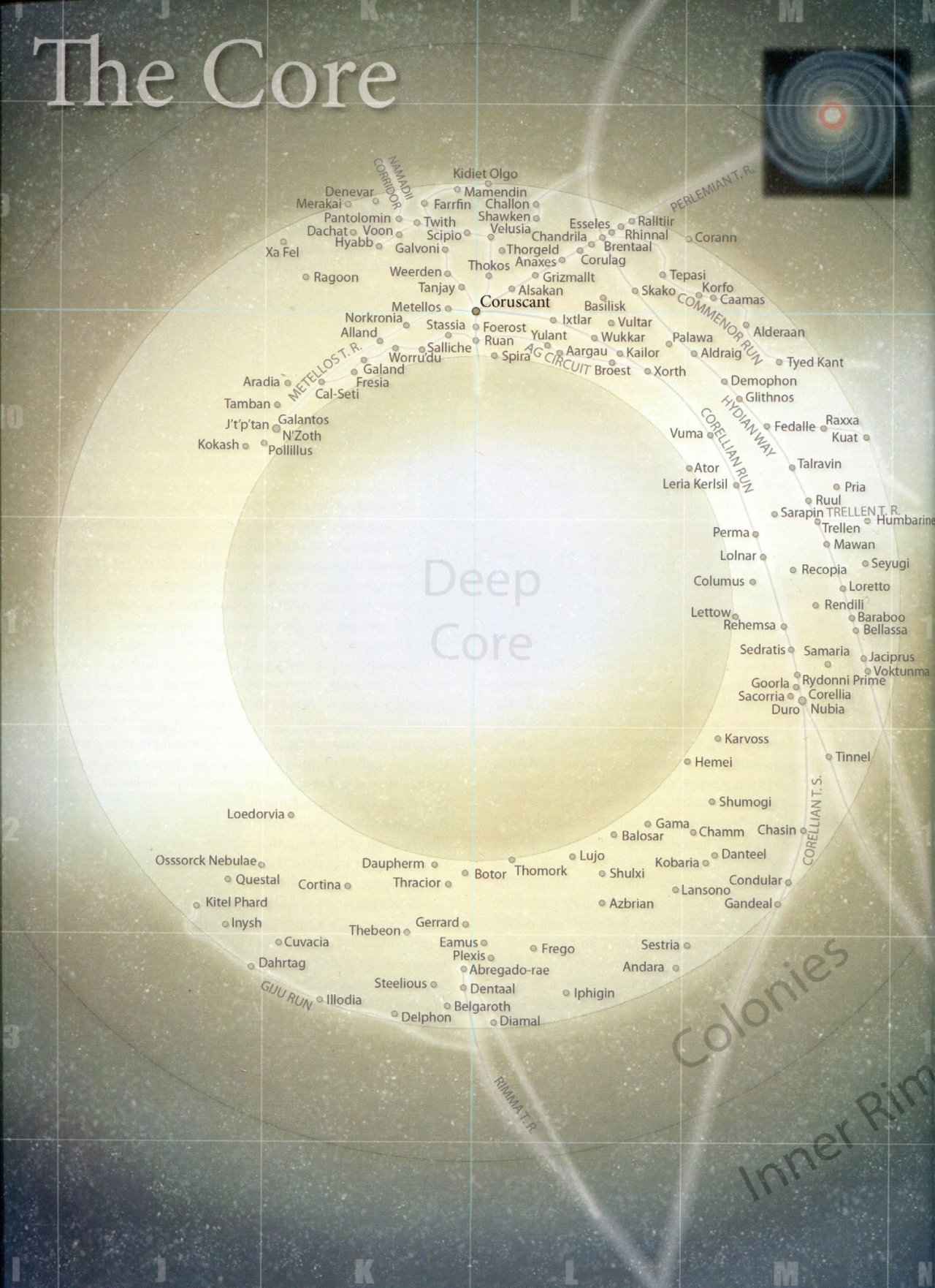 darth-lumines:    → Star Wars Atlas (2009) - Galactic Regions→ Interesting notes: