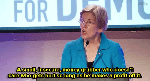 micdotcom:  Watch: Elizabeth Warren eviscerates Donald Trump with furious 10-minute