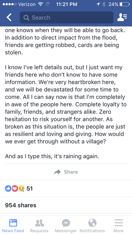 momweed:  velveteen-venus:  As per usual, the media is doing a fucking joke of a job reporting a natural disaster…meanwhile covering Trump and Clinton for 8 hours a goddamn day. If you’re looking to help out southern Louisiana, here’s how.  Items