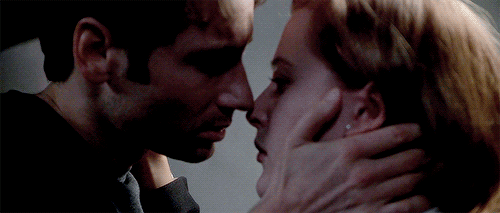 thexfilesgifs:  When Mulder thought he was crossing the line by attempting to kiss