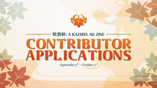 kazuhaauzine:APPLICATIONS OPEN Guidelines & FAQ:  tinyurl.com/KzhZineGuide️Page Artist: tinyur