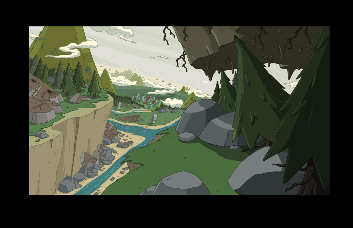 selected backgrounds from Blade of Grass art director - Nick Jennings BG designers