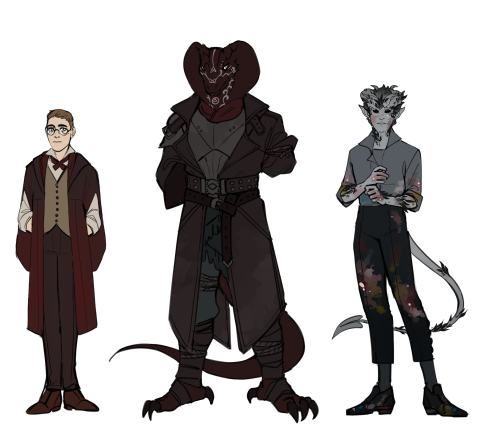 sarcasticasides:behold like a years worth of pcs and important npcs from this campaign 