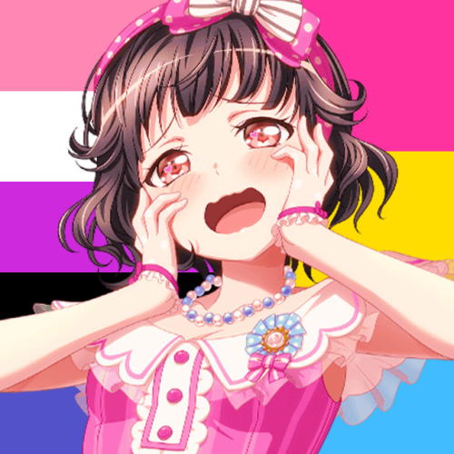 Genderfluid/Pansexual Rimi Ushigome icons! For anonymous-mod shinobu