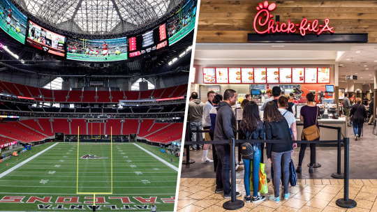 Atlanta Falcons put a Chick-Fil-A in the new stadium.