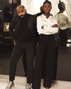 beautifulblackcouplesus:  Lili &amp; Pat from Paris, France